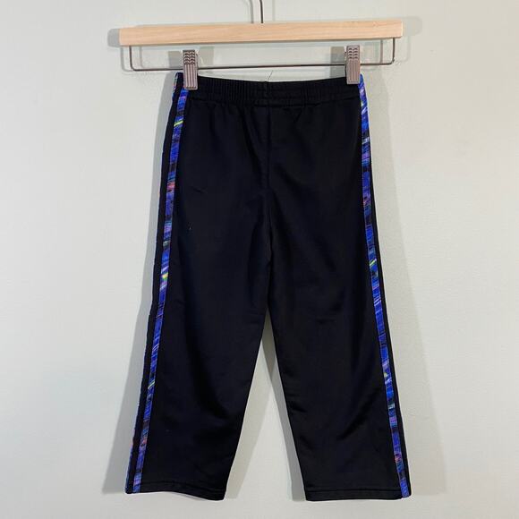 Adidas Girl's Black with Multicolor 3 Striped Track Pants Size 4T - Picture 6 of 6